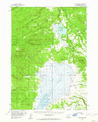 Sycan Marsh Oregon Historical topographic map, 1:62500 scale, 15 X 15 Minute, Year 1960