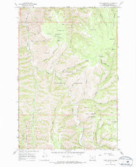 Table Mountain Oregon Historical topographic map, 1:24000 scale, 7.5 X 7.5 Minute, Year 1967