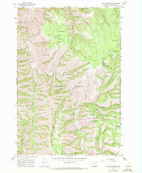 Table Mountain Oregon Historical topographic map, 1:24000 scale, 7.5 X 7.5 Minute, Year 1967