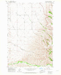 Table Rock Oregon Historical topographic map, 1:24000 scale, 7.5 X 7.5 Minute, Year 1966
