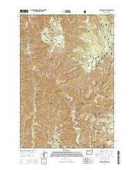 Table Mountain Oregon Current topographic map, 1:24000 scale, 7.5 X 7.5 Minute, Year 2014