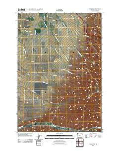 Table Rock Oregon Historical topographic map, 1:24000 scale, 7.5 X 7.5 Minute, Year 2011