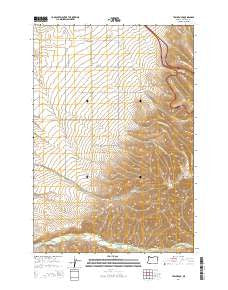 Table Rock Oregon Current topographic map, 1:24000 scale, 7.5 X 7.5 Minute, Year 2014