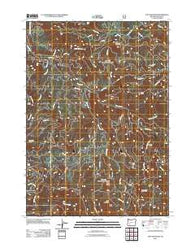 Taft Mountain Oregon Historical topographic map, 1:24000 scale, 7.5 X 7.5 Minute, Year 2011