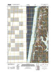 Tahkenitch Creek Oregon Historical topographic map, 1:24000 scale, 7.5 X 7.5 Minute, Year 2011