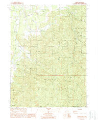 Takilma Oregon Historical topographic map, 1:24000 scale, 7.5 X 7.5 Minute, Year 1989