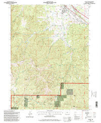 Talent Oregon Historical topographic map, 1:24000 scale, 7.5 X 7.5 Minute, Year 1996
