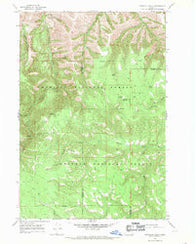Tamarack Gulch Oregon Historical topographic map, 1:24000 scale, 7.5 X 7.5 Minute, Year 1967