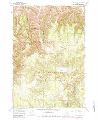 Tamarack Gulch Oregon Historical topographic map, 1:24000 scale, 7.5 X 7.5 Minute, Year 1967