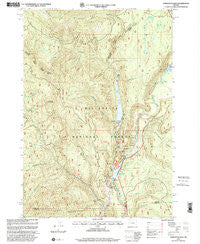 Tamolitch Falls Oregon Historical topographic map, 1:24000 scale, 7.5 X 7.5 Minute, Year 1997