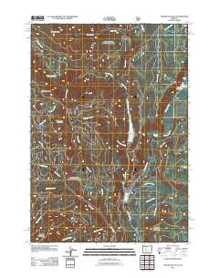 Tamolitch Falls Oregon Historical topographic map, 1:24000 scale, 7.5 X 7.5 Minute, Year 2011
