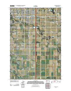 Tangent Oregon Historical topographic map, 1:24000 scale, 7.5 X 7.5 Minute, Year 2011