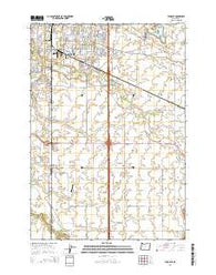 Tangent Oregon Current topographic map, 1:24000 scale, 7.5 X 7.5 Minute, Year 2014