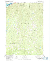Tanner Butte Oregon Historical topographic map, 1:24000 scale, 7.5 X 7.5 Minute, Year 1979
