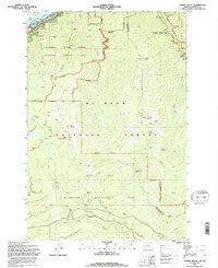 Tanner Butte Oregon Historical topographic map, 1:24000 scale, 7.5 X 7.5 Minute, Year 1994