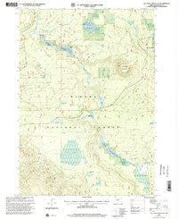 Tea Table Mountain Oregon Historical topographic map, 1:24000 scale, 7.5 X 7.5 Minute, Year 1999
