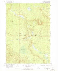 Tea Table Mtn Oregon Historical topographic map, 1:24000 scale, 7.5 X 7.5 Minute, Year 1968