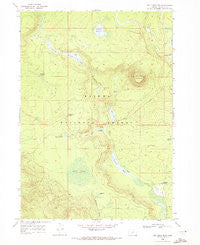 Tea Table Mtn Oregon Historical topographic map, 1:24000 scale, 7.5 X 7.5 Minute, Year 1968