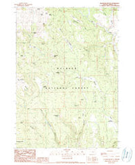 Telephone Butte Oregon Historical topographic map, 1:24000 scale, 7.5 X 7.5 Minute, Year 1990