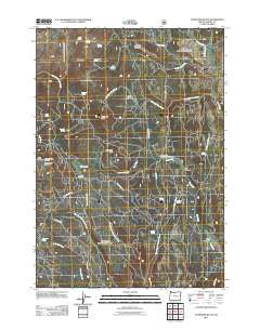 Telephone Butte Oregon Historical topographic map, 1:24000 scale, 7.5 X 7.5 Minute, Year 2011