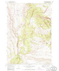 Teller Butte Oregon Historical topographic map, 1:24000 scale, 7.5 X 7.5 Minute, Year 1969