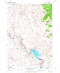 Telocaset Oregon Historical topographic map, 1:24000 scale, 7.5 X 7.5 Minute, Year 1965