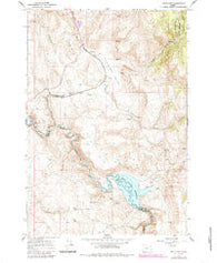 Telocaset Oregon Historical topographic map, 1:24000 scale, 7.5 X 7.5 Minute, Year 1965