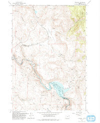Telocaset Oregon Historical topographic map, 1:24000 scale, 7.5 X 7.5 Minute, Year 1993