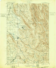 Telocaset Oregon Historical topographic map, 1:125000 scale, 30 X 30 Minute, Year 1906