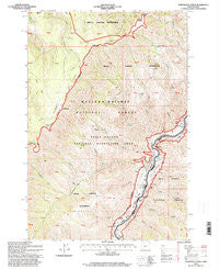 Temperance Creek Oregon Historical topographic map, 1:24000 scale, 7.5 X 7.5 Minute, Year 1995