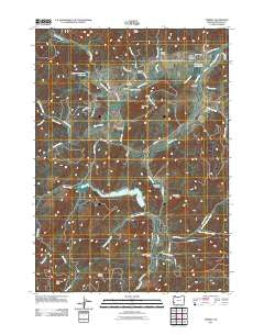 Tenmile Oregon Historical topographic map, 1:24000 scale, 7.5 X 7.5 Minute, Year 2011