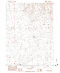 Tenmile Ranch Oregon Historical topographic map, 1:24000 scale, 7.5 X 7.5 Minute, Year 1982