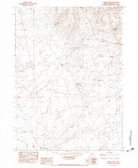 Tenmile Ranch Oregon Historical topographic map, 1:24000 scale, 7.5 X 7.5 Minute, Year 1982