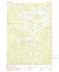Tenmile Oregon Historical topographic map, 1:24000 scale, 7.5 X 7.5 Minute, Year 1990
