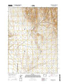 Tenmile Ranch Oregon Current topographic map, 1:24000 scale, 7.5 X 7.5 Minute, Year 2014