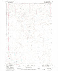 The Basin Oregon Historical topographic map, 1:24000 scale, 7.5 X 7.5 Minute, Year 1979