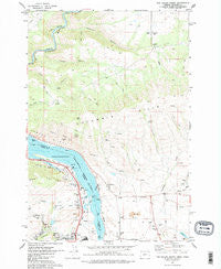 The Dalles North Oregon Historical topographic map, 1:24000 scale, 7.5 X 7.5 Minute, Year 1974