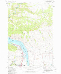 The Dalles North Oregon Historical topographic map, 1:24000 scale, 7.5 X 7.5 Minute, Year 1974