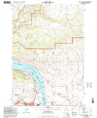The Dalles North Oregon Historical topographic map, 1:24000 scale, 7.5 X 7.5 Minute, Year 1994