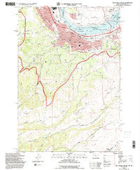 The Dalles South Oregon Historical topographic map, 1:24000 scale, 7.5 X 7.5 Minute, Year 1994