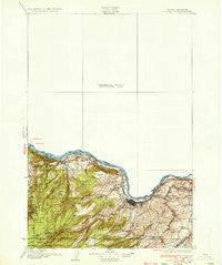 The Dalles Oregon Historical topographic map, 1:125000 scale, 30 X 30 Minute, Year 1934