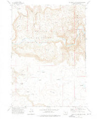 The Hole In The Ground Oregon Historical topographic map, 1:24000 scale, 7.5 X 7.5 Minute, Year 1972