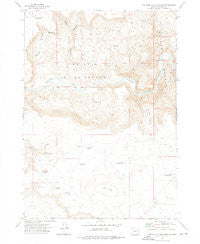 The Hole In The Ground Oregon Historical topographic map, 1:24000 scale, 7.5 X 7.5 Minute, Year 1972