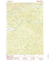 The Peninsula Oregon Historical topographic map, 1:24000 scale, 7.5 X 7.5 Minute, Year 1984