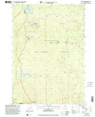 The Twins Oregon Historical topographic map, 1:24000 scale, 7.5 X 7.5 Minute, Year 1997