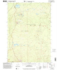 The Twins Oregon Historical topographic map, 1:24000 scale, 7.5 X 7.5 Minute, Year 1997