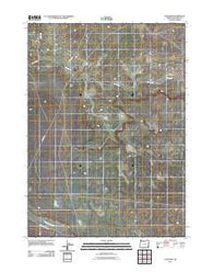 The Basin Oregon Historical topographic map, 1:24000 scale, 7.5 X 7.5 Minute, Year 2011