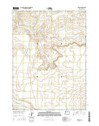 The Basin Oregon Current topographic map, 1:24000 scale, 7.5 X 7.5 Minute, Year 2014