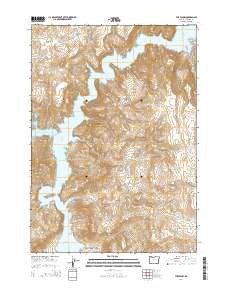 The Elbow Oregon Current topographic map, 1:24000 scale, 7.5 X 7.5 Minute, Year 2014