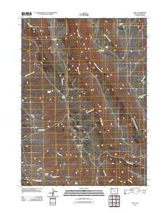The V Oregon Historical topographic map, 1:24000 scale, 7.5 X 7.5 Minute, Year 2011